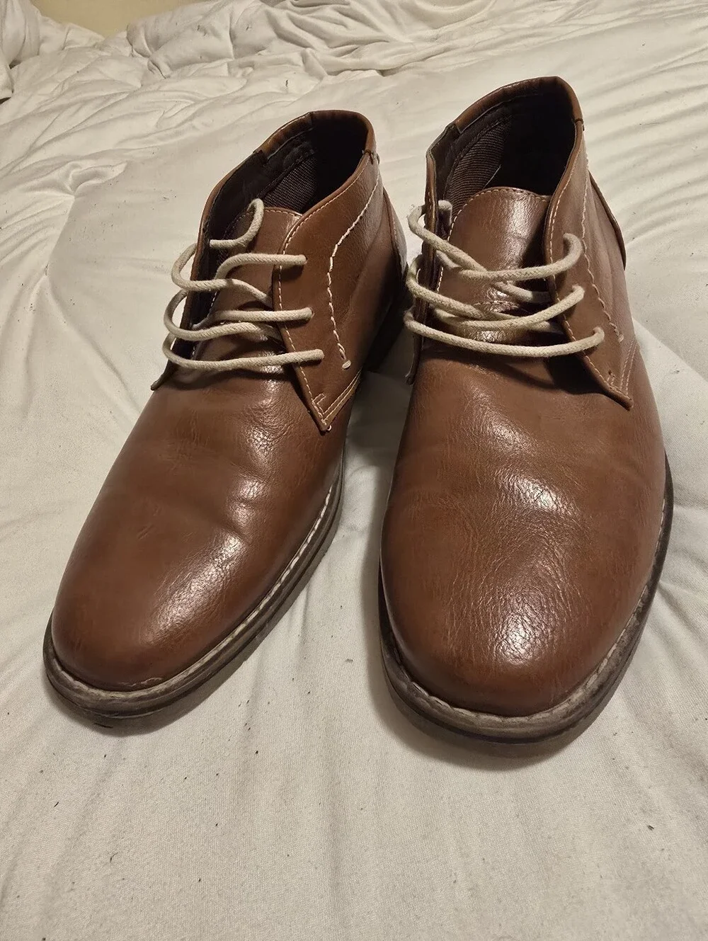 Men's Casual Brown Leather Chukka Boots
